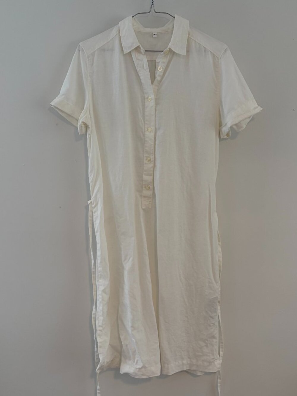 Muji Linen Shirt Dress